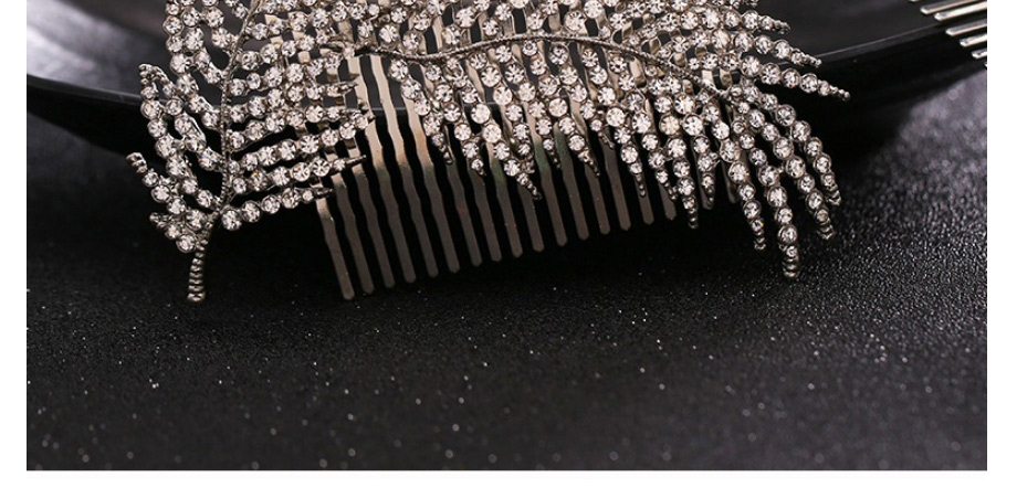 Fashion Fs430 Geometric Pearl Twisted Pattern Braided Tooth Comb,Bridal Headwear