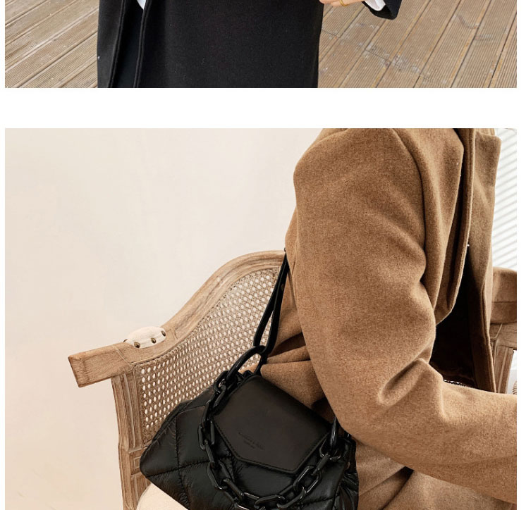 Fashion Coffee Color Pu Large Capacity Rhombus Crossbody Bag,Shoulder bags