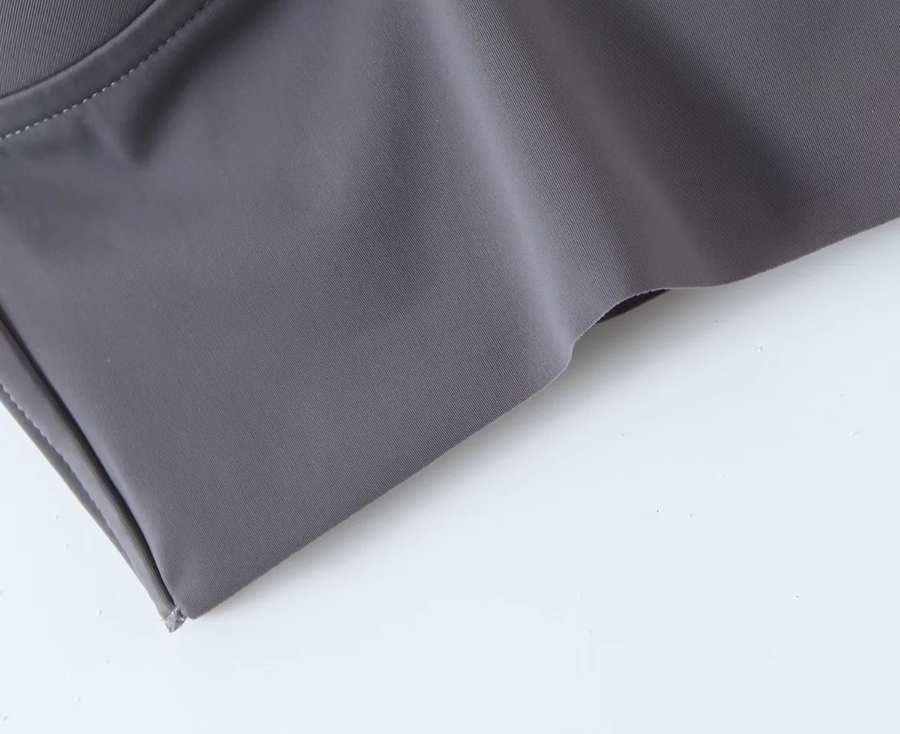 Fashion Grey Cotton Geometric Sling Top,SLEEPWEAR & UNDERWEAR