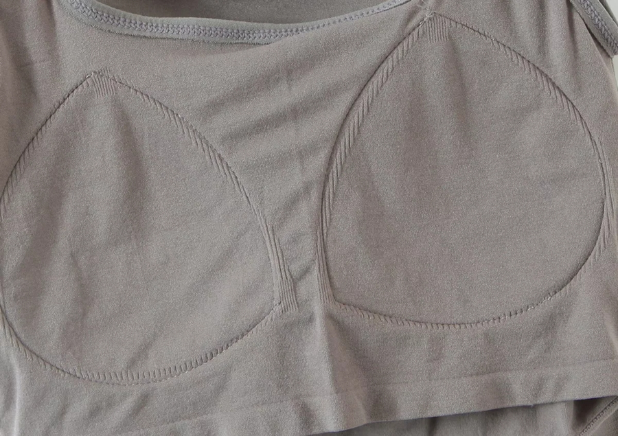Fashion Grey Cotton Geometric Sling Top,Tank Tops & Camis