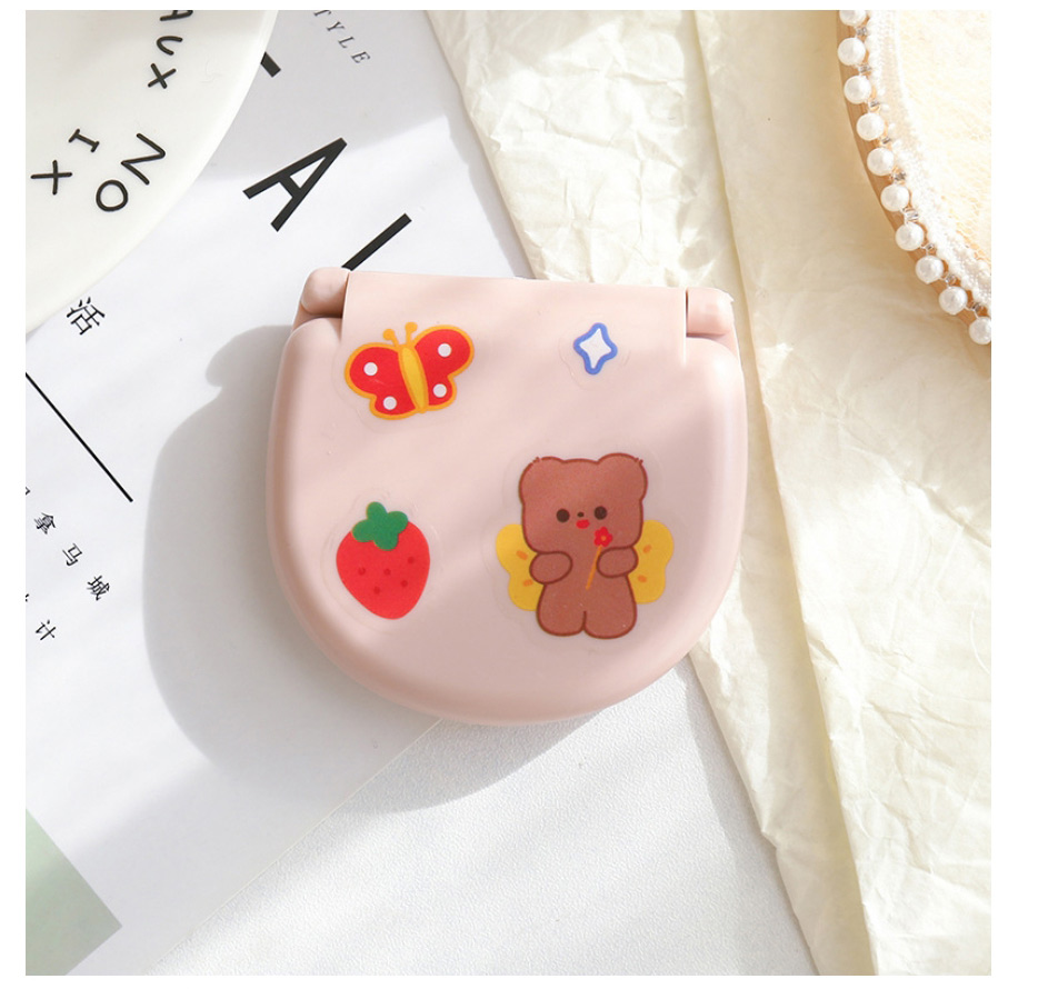 Fashion Strawberry Bear Geometric Cartoon Stickers,Stickers/Tape