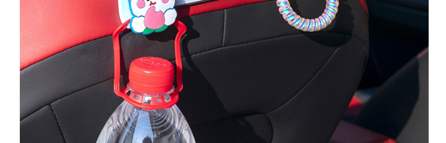 Fashion Strawberry Bear Multifunctional Cartoon Car Hook,Other Creative Stationery