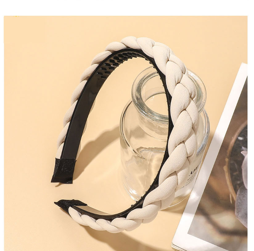 Fashion Black Twist Braid Woven Non-slip Headband,Head Band