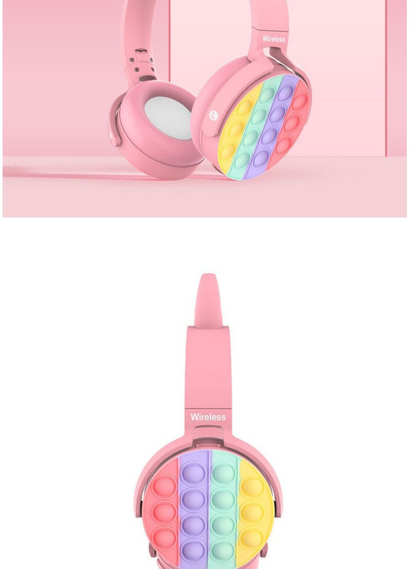 Fashion Pink Cat Ears Cartoon Press Children