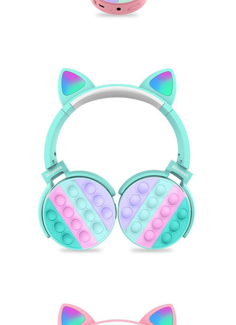 Fashion Pink Cat Ears Cartoon Press Children