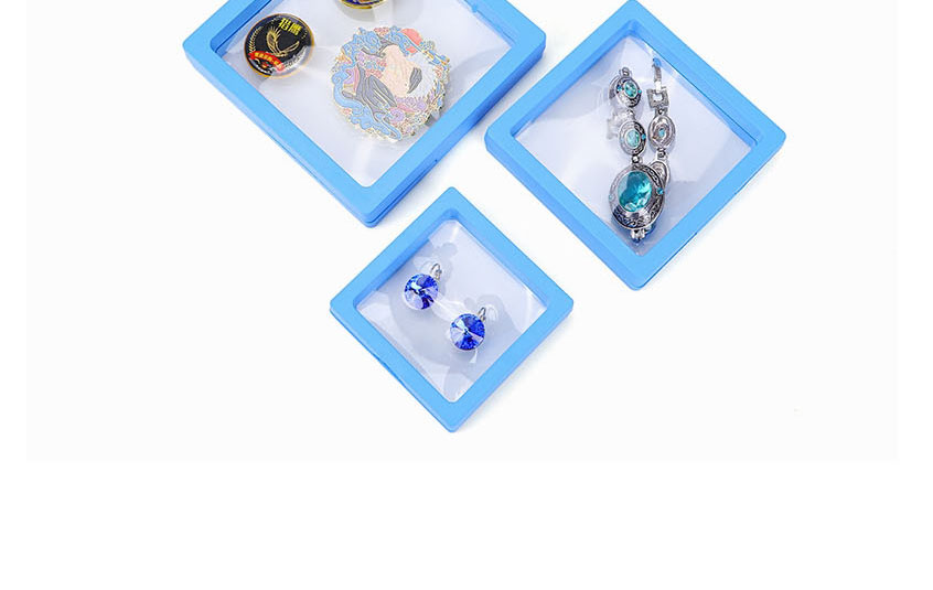Fashion Apricot 11*11 (without Base) Dust-proof Color Pe Suspension Storage Film Box,Jewelry Packaging & Displays