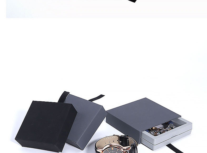 Fashion Green Drawer Box 7*7cm Pe Suspension Storage Film Box,Jewelry Packaging & Displays