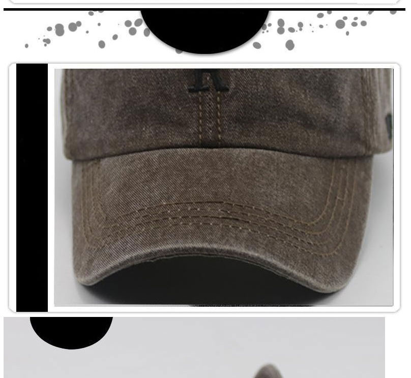 Fashion Black Cotton Letter Embroidered Baseball Cap,Baseball Caps
