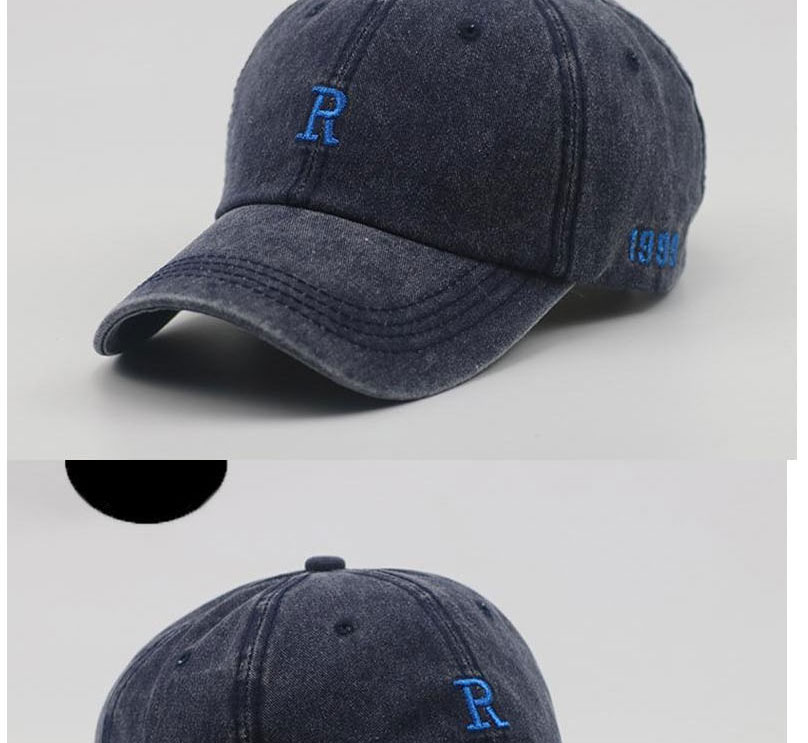 Fashion Turmeric Cotton Letter Embroidered Baseball Cap,Baseball Caps
