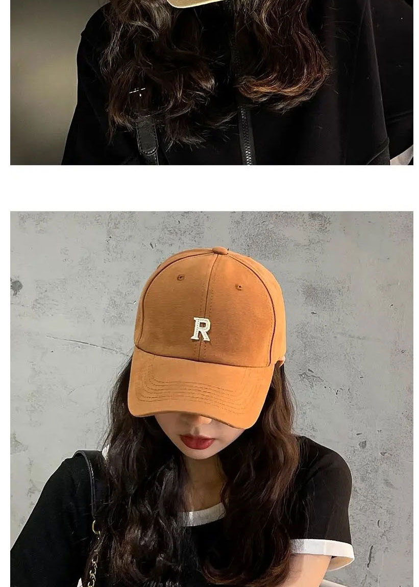 Fashion Rose Red Cotton Letter Embroidered Baseball Cap,Baseball Caps
