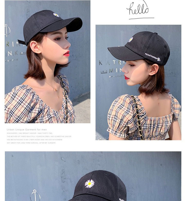 Fashion Smiley - Black Smiley Embroidered Baseball Cap,Baseball Caps