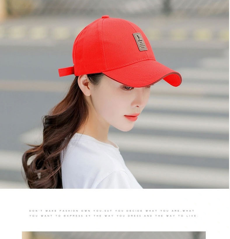 Fashion Coffee Cotton Label Baseball Cap,Baseball Caps