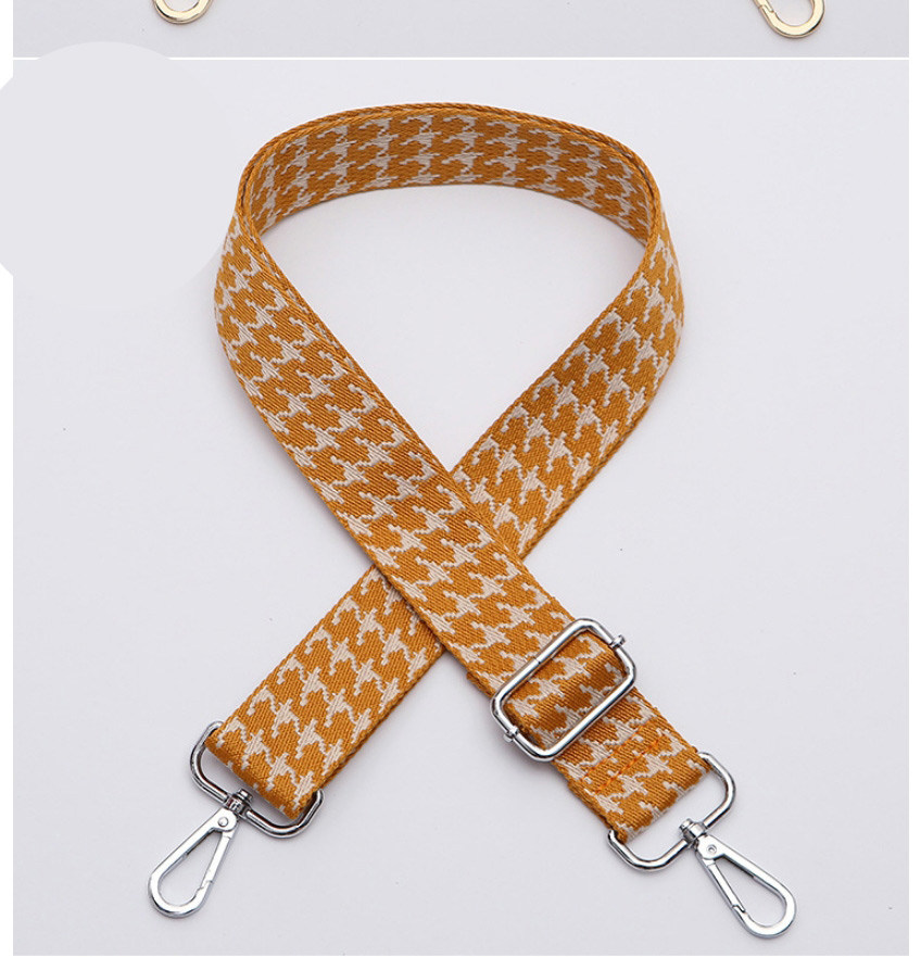 Fashion Gold Hook No. 331 Houndstooth-print Geometric Wide Diagonal Straps,Household goods