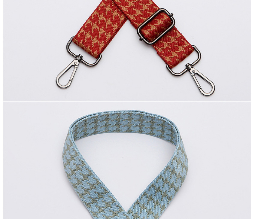 Fashion Gold Hook No. 333 Houndstooth-print Geometric Wide Diagonal Straps,Household goods