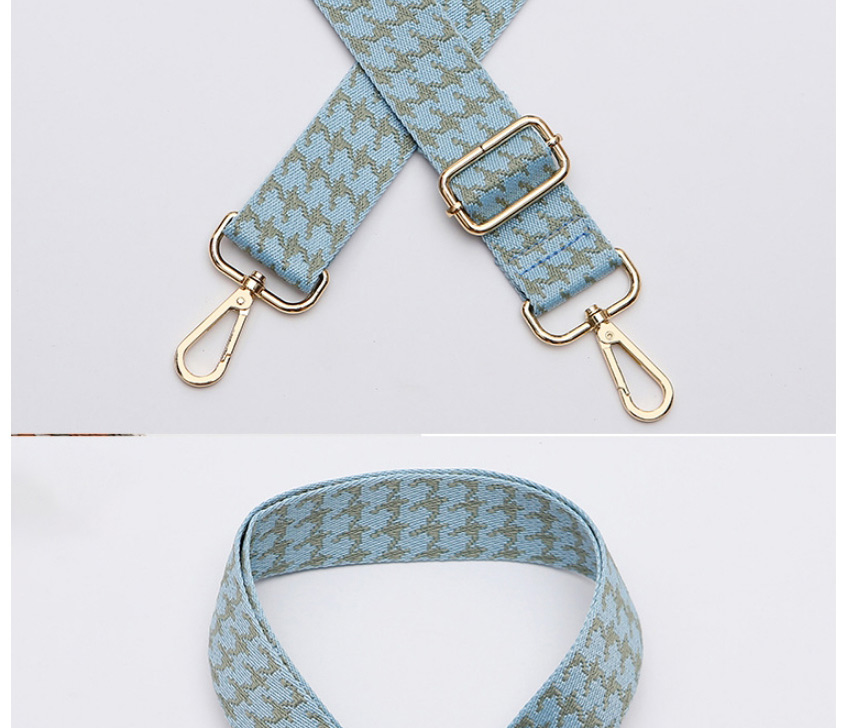 Fashion 337 Gun Color Hook Houndstooth-print Geometric Wide Diagonal Straps,Household goods