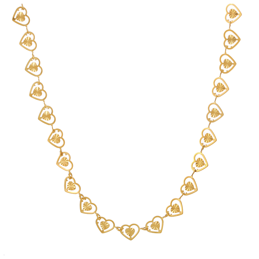 Fashion White Titanium Steel Pearl Heart Necklace,Necklaces