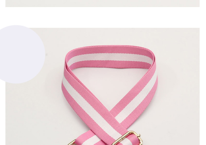 Fashion Pink And White Stripes With Light Pink Polyester Print Geometric Diagonal Wide Straps,Household goods