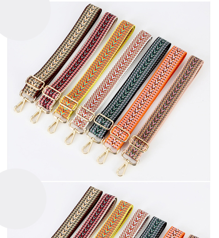 Fashion 128 Gun Color Accessories Polyester Print Geometric Diagonal Wide Straps,Household goods