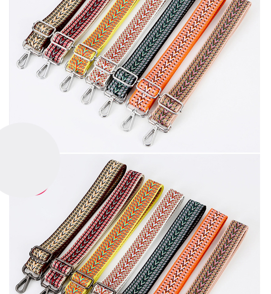 Fashion 126 Gun Color Accessories Polyester Print Geometric Diagonal Wide Straps,Household goods