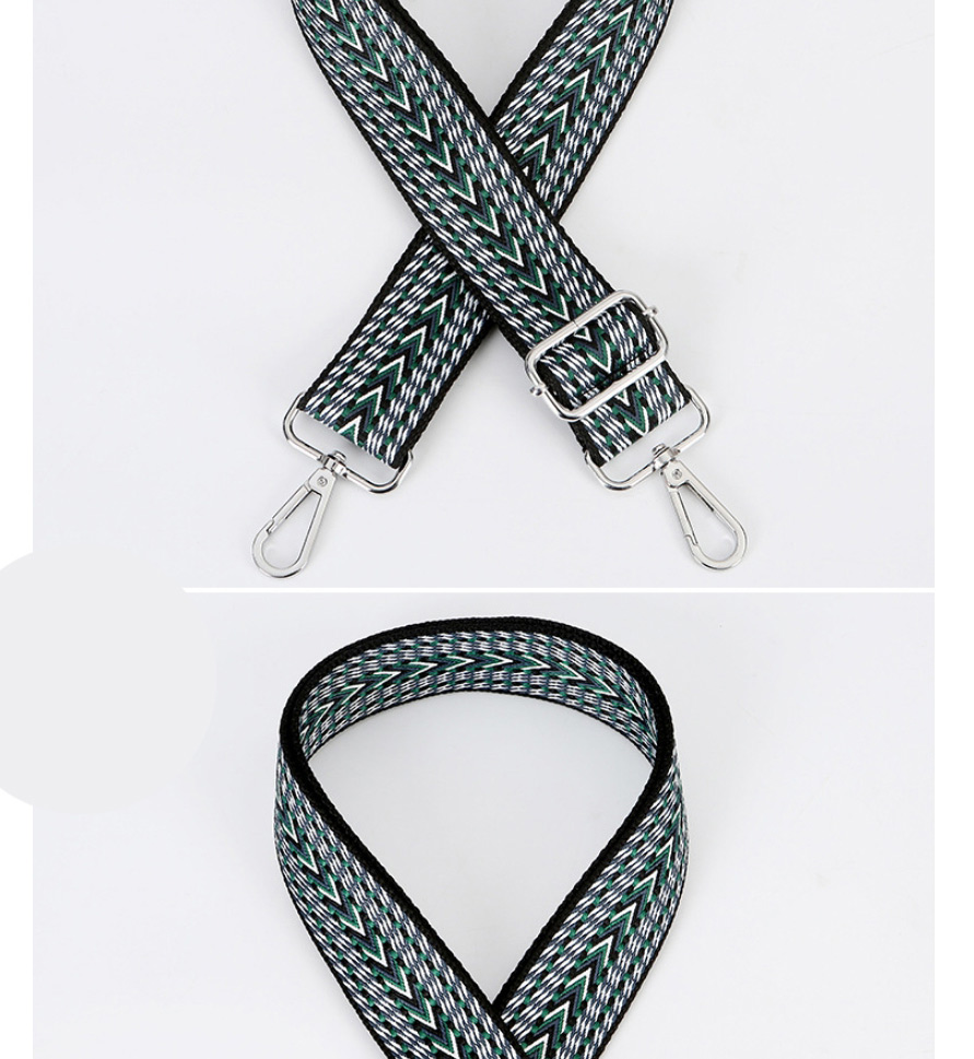 Fashion 125 Silver Accessories Polyester Print Geometric Diagonal Wide Straps,Household goods