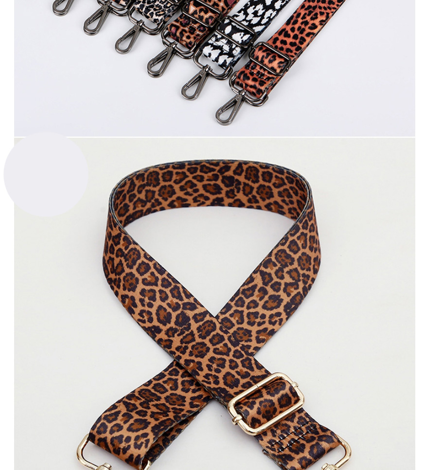 Fashion 245 Gun Color Hook Leopard-print Adjustable Wide Shoulder Straps,Household goods