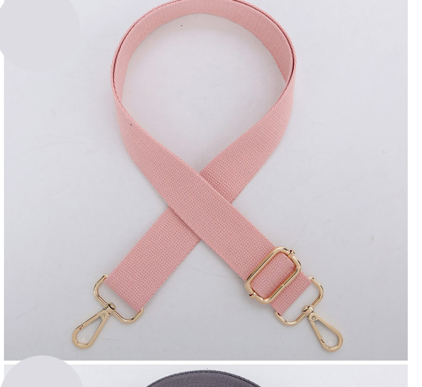 Fashion Khaki Cotton Belt Solid Canvas Webbing Adjustable Shoulder Straps,Household goods