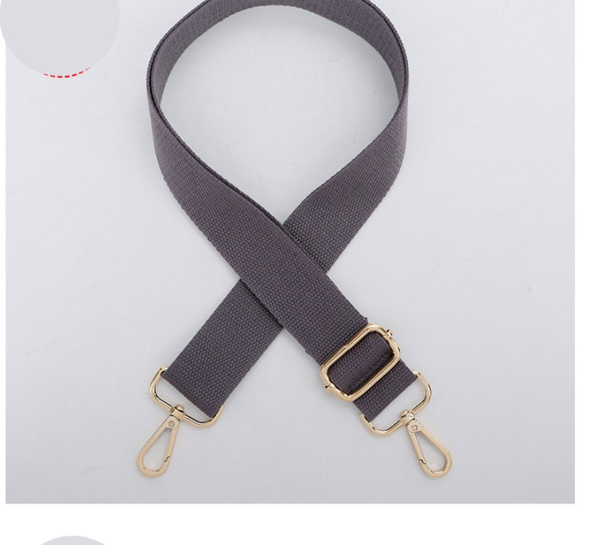 Fashion Khaki Cotton Belt Solid Canvas Webbing Adjustable Shoulder Straps,Household goods