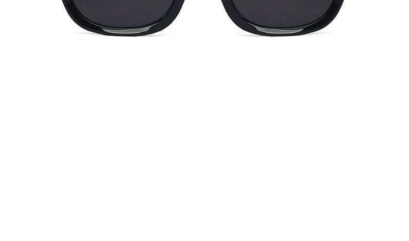 Fashion Bright Black Tea Tablets Resin Oval Sunglasses,Women Sunglasses