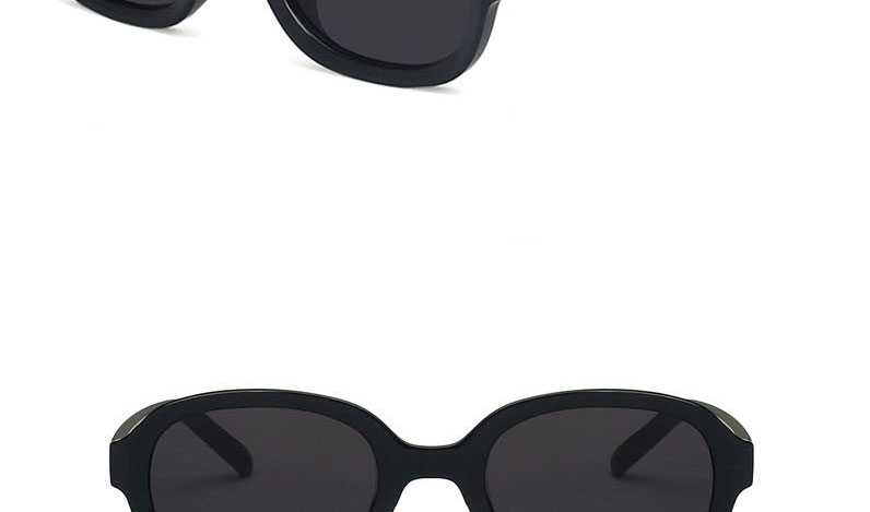 Fashion Solid White Ash Resin Oval Sunglasses,Women Sunglasses
