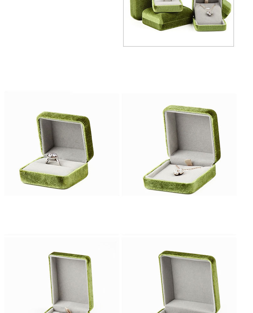 Fashion Bracelet Box Alloy Flannel Gift Storage Box,Jewelry Packaging & Displays