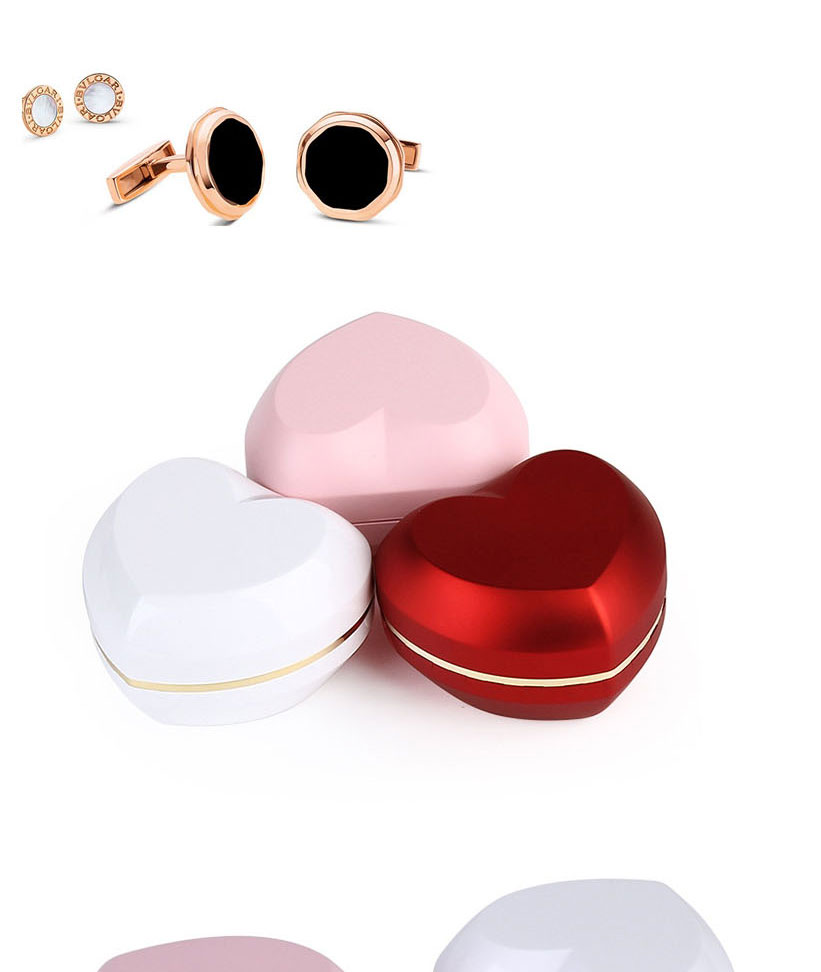 Fashion White Single Ring Box Rubber Paint Love Jewelry Storage Box,Jewelry Packaging & Displays