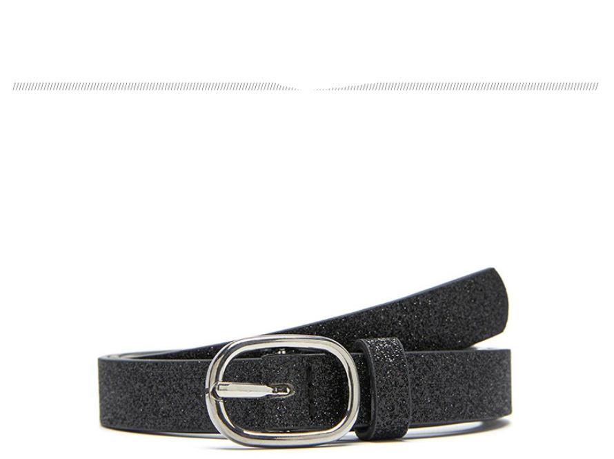 Fashion Black Pu Japanese Buckle Fluorescent Wide Belt,Wide belts