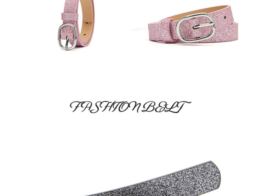 Fashion Gold Pu Japanese Buckle Fluorescent Wide Belt,Wide belts