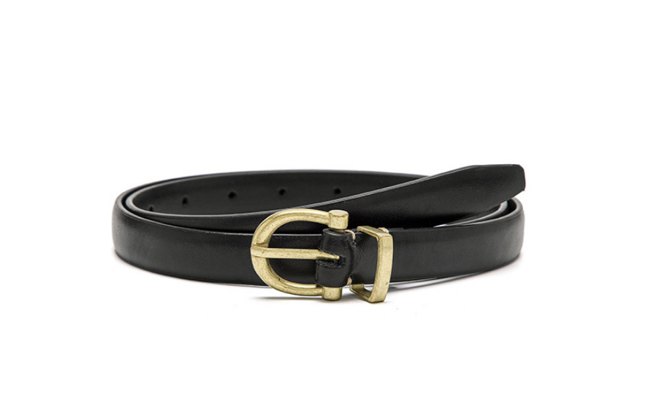 Fashion Brown Faux Leather C Buckle Wide Belt,Wide belts