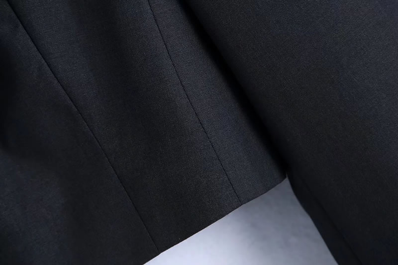 Fashion Grey Lapel One Button Cropped Blazer,Coat-Jacket