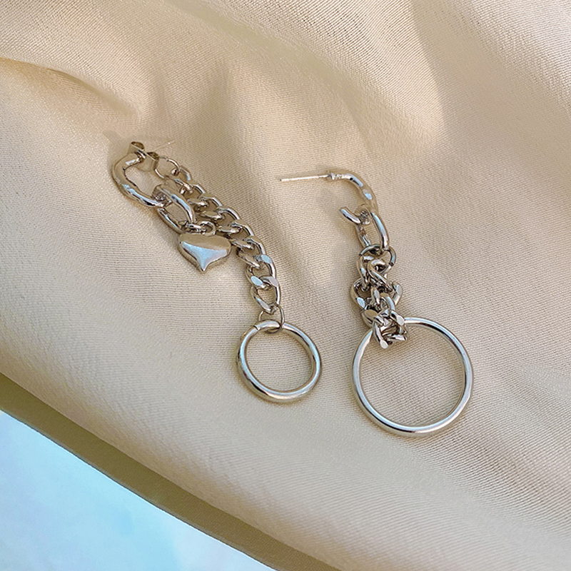 Fashion Silver Alloy Tassel Earrings,Drop Earrings