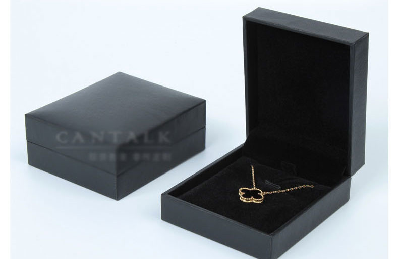Fashion Black Ring Box Right Angle Ring Storage Box,Jewelry Packaging & Displays