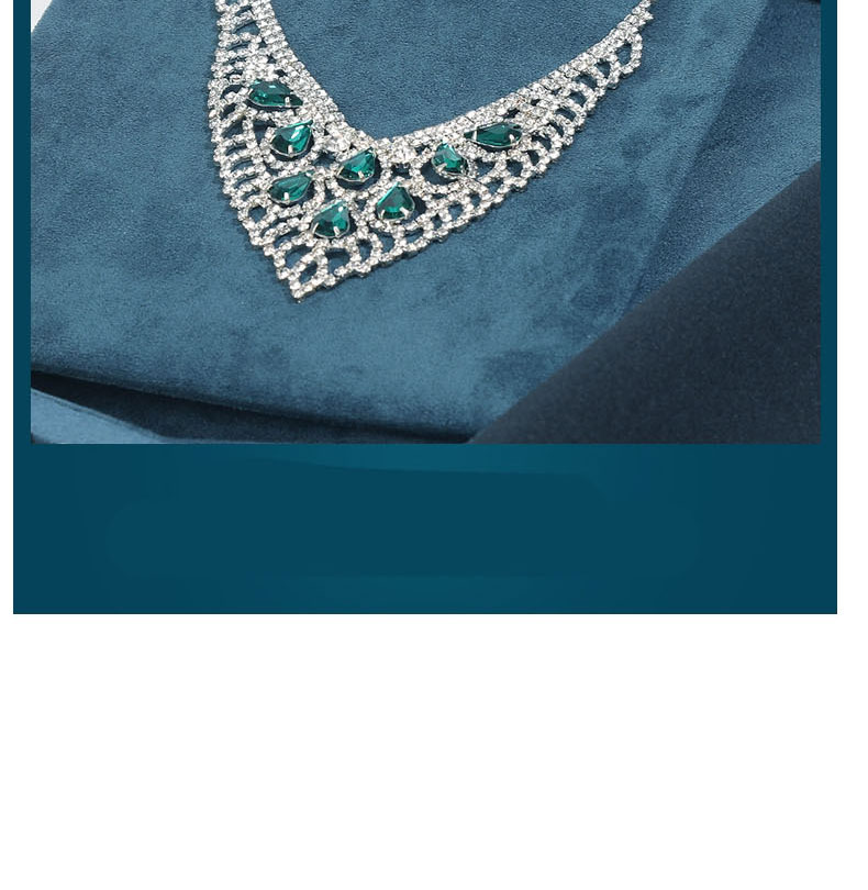 Fashion Blue Microfiber Loose Diamond Box Rectangular Snap Jewelry Organizer,Jewelry Packaging & Displays