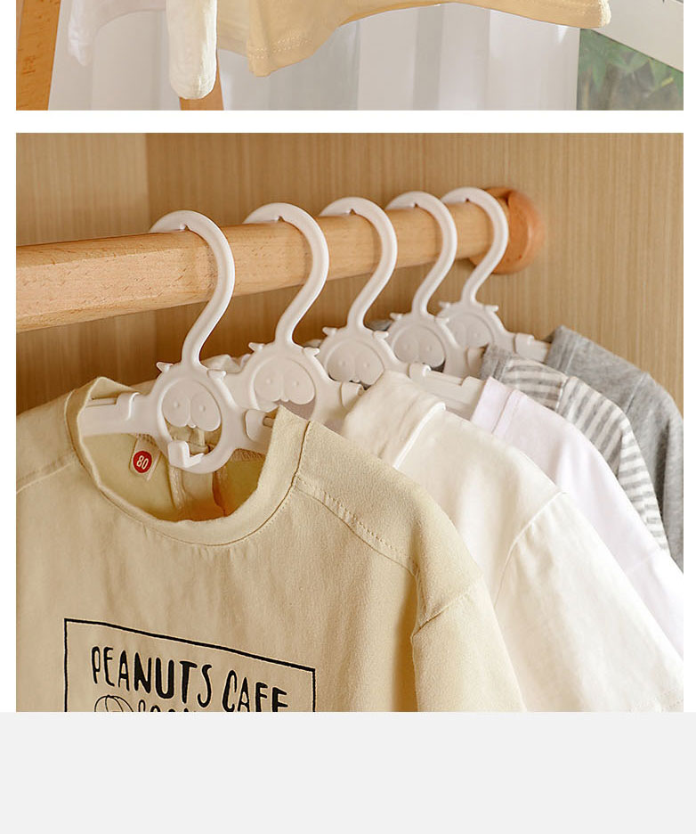 Fashion Grey Traceless Retractable Storage Hanger,Household goods