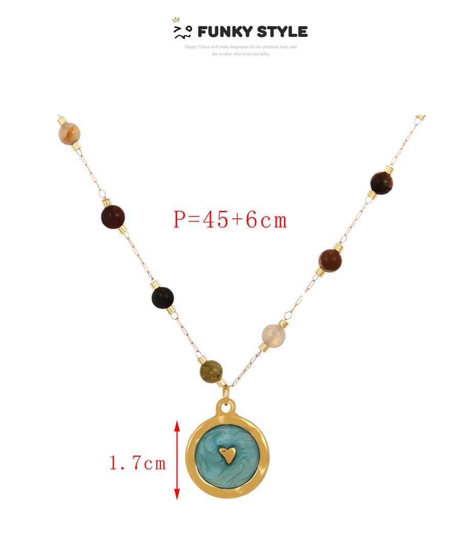 Fashion Gold-2 Titanium Steel Geometric Necklace,Necklaces