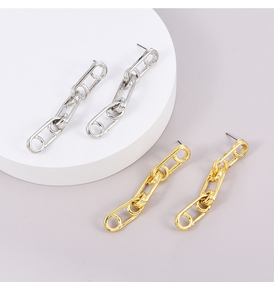 Fashion Gold Alloy Geometry Earrings,Stud Earrings