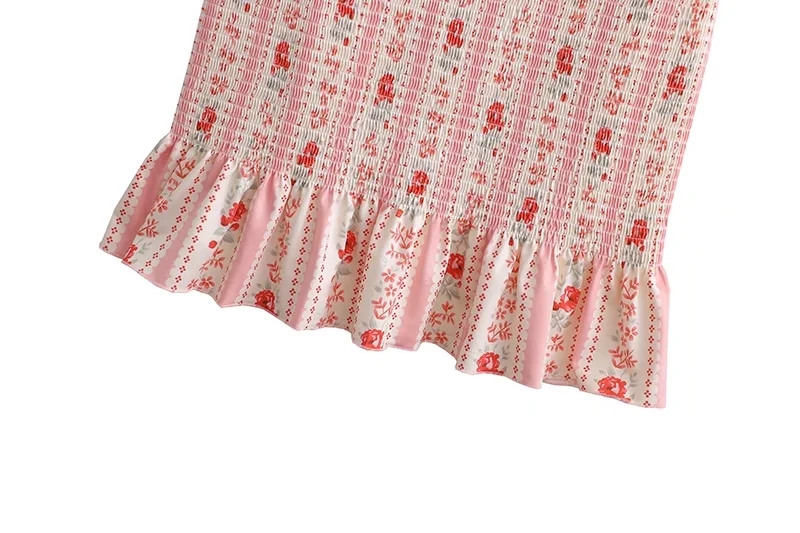 Fashion Printing Knitted Print Slip Dress,Mini & Short Dresses