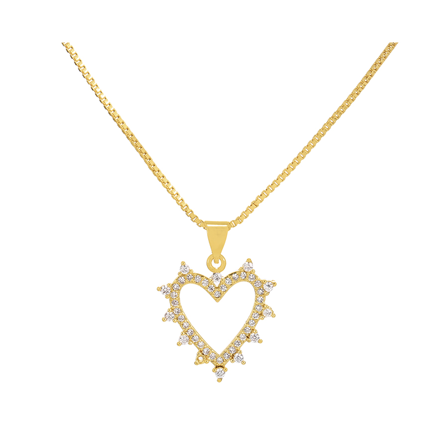 Fashion Gold Bronze Zirconium Cross Eye Pendant Necklace,Necklaces