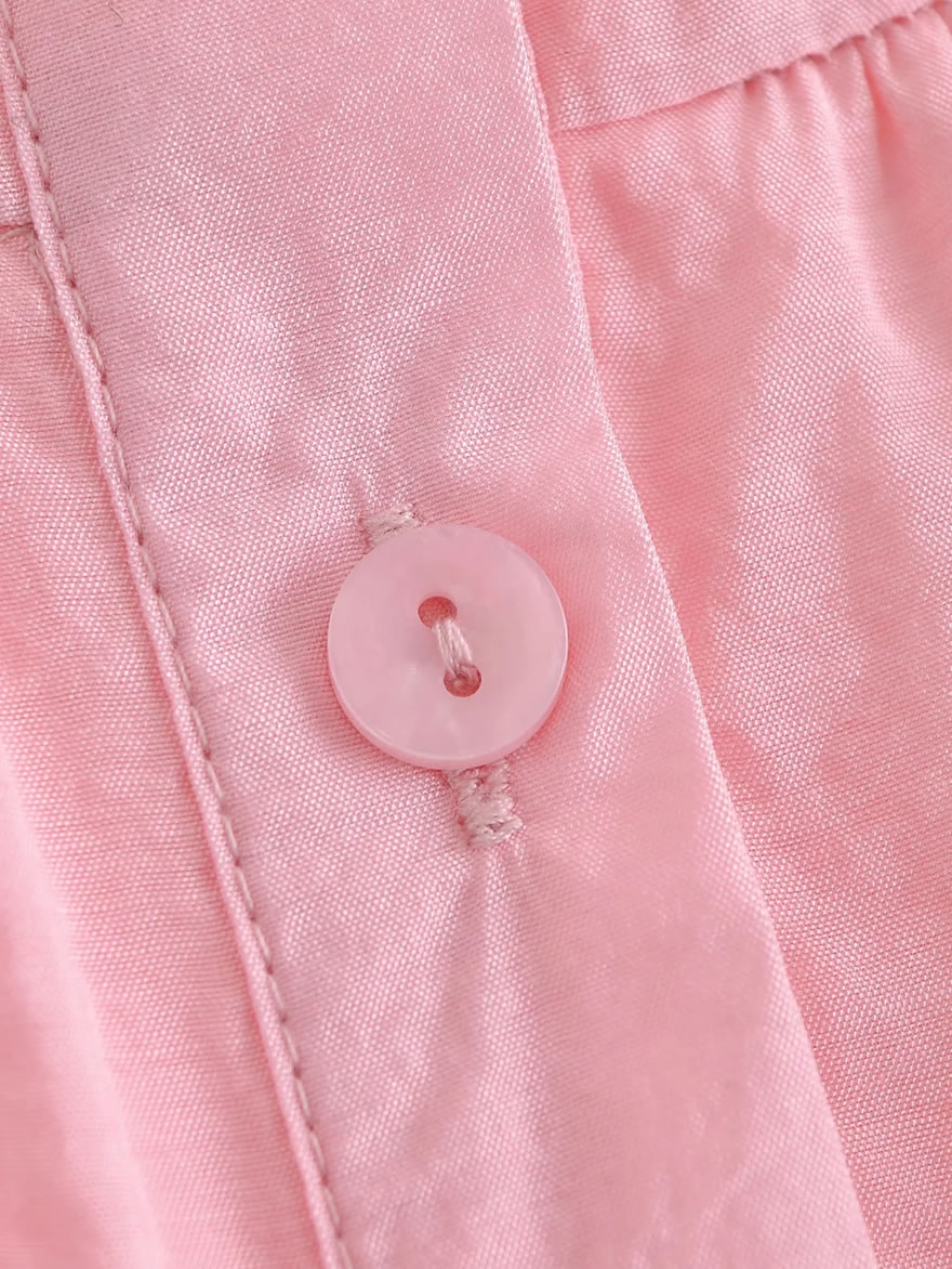Fashion Pink Rayon Layered Crewneck Top,Tank Tops & Camis