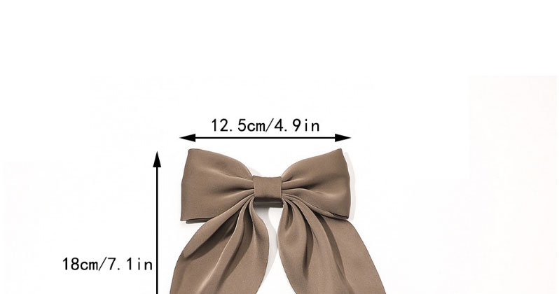 Fashion Small Wine Red Double Sided Satin Bow Ribbon Hair Clip,Hairpins