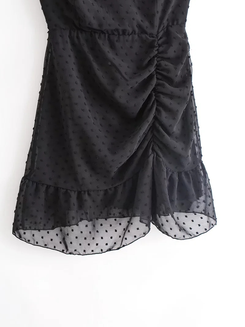 Fashion Black Lace Tube Top Dress,Mini & Short Dresses