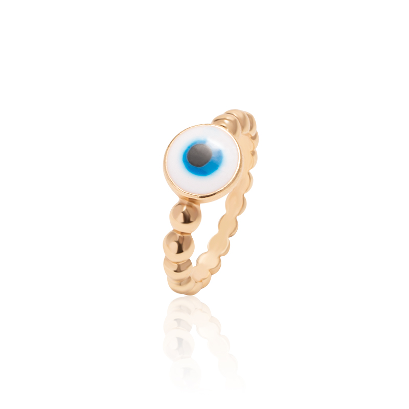 Fashion J4206i Metal Geometric Eye Ring,Fashion Rings