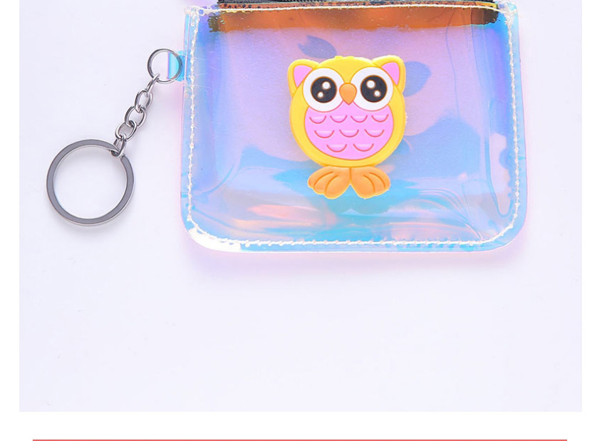 Fashion Owl Pvc Laser Owl Unicorn Coin Purse,Wallet