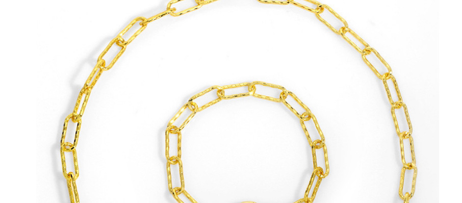 Fashion Necklace Love Copper Gold Plated Hollow Necklace Bracelet,Necklaces
