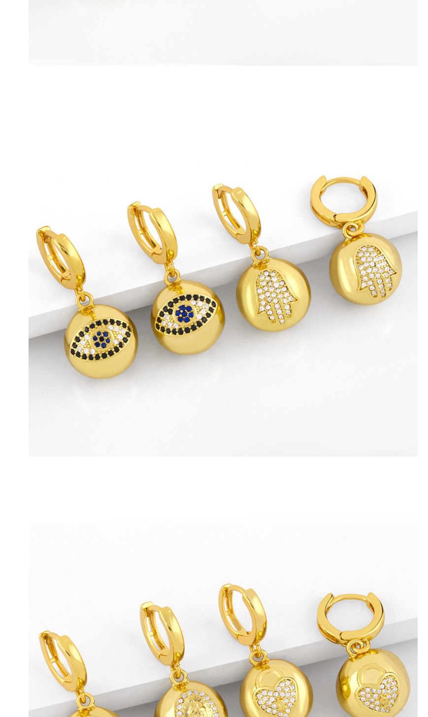 Fashion Love Stars Moon Balls Diamonds Butterfly Love Heart Geometric Earrings,Earrings